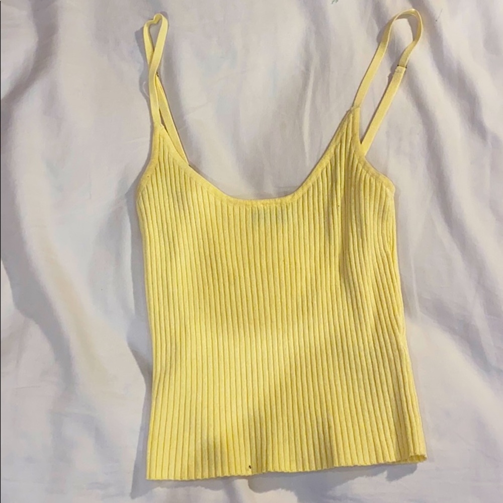 Yellow cami.